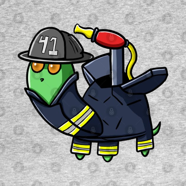 Turtle #19 Firefighter by TurtlzTeez